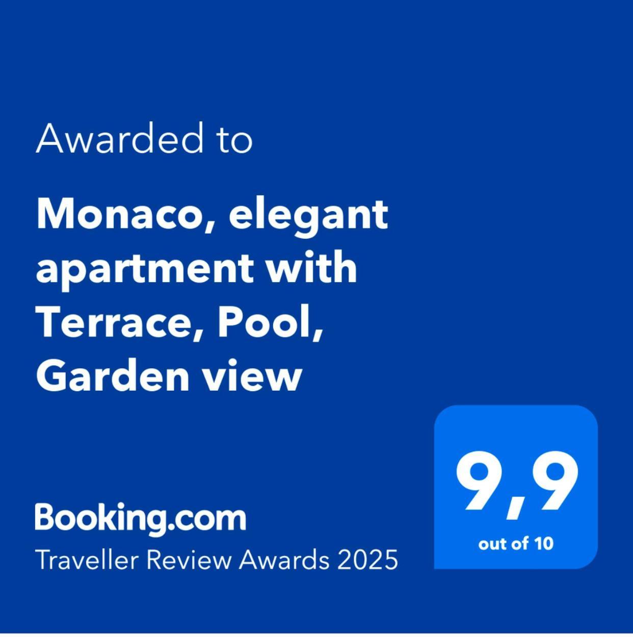 Monaco, Elegant & Quiet Renovated Apartment, In Fontvieille District, With Terrace & Pool, 15Min Walk To F1 Grand Prix Exteriör bild